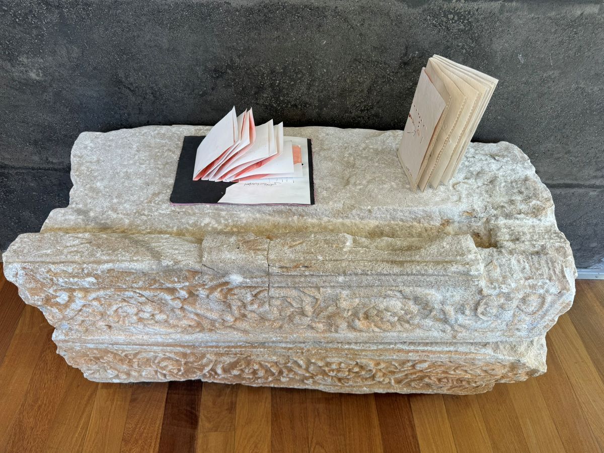Samit Das, Artist Book on Lapidarium monument, 2024