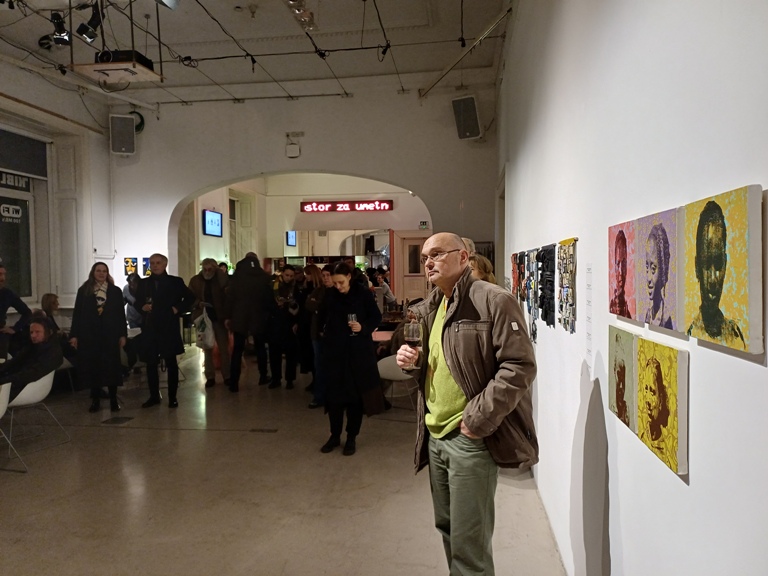 otvorenje izložbe, p.s. KiBela, MMC Kibla, foto arhiva MML